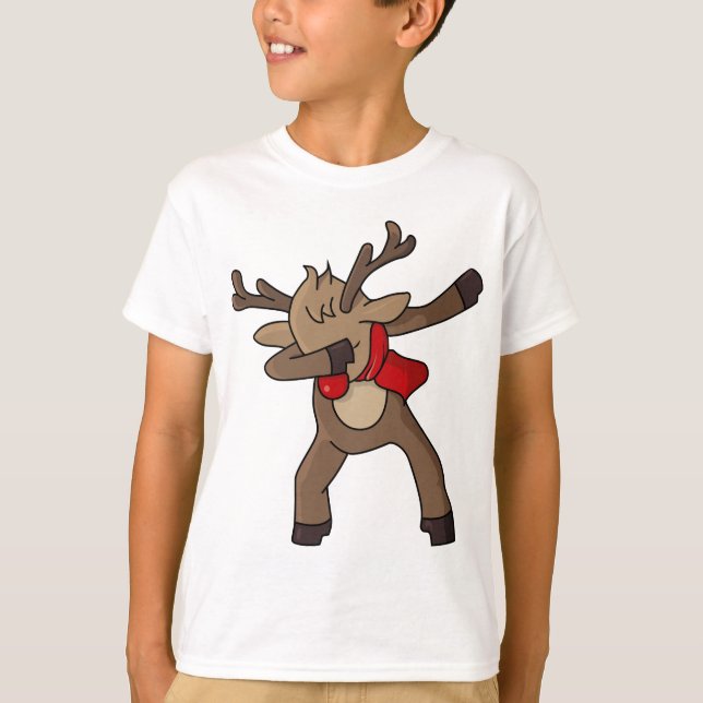 reindeer dab T-Shirt (Front)