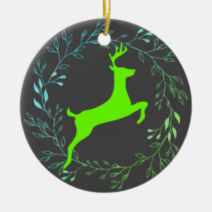 Reindeer - Dancer Ceramic Tree Decoration