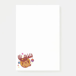 Reindeer / Deer / Christmas + your idea Post-it Notes