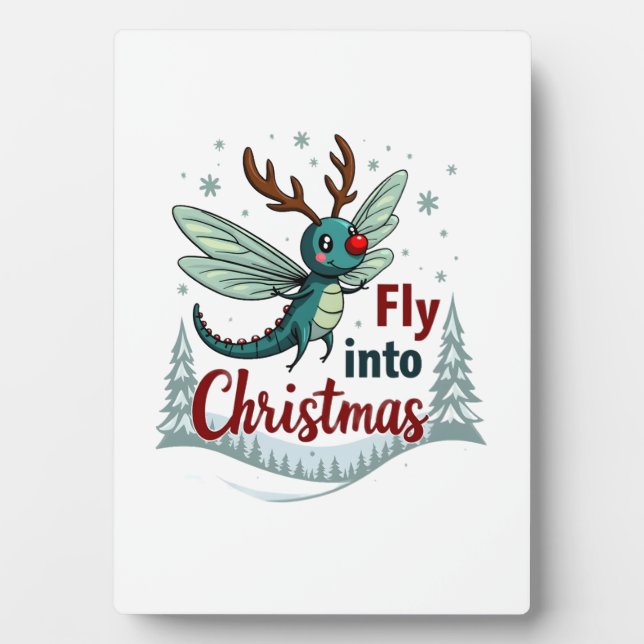 Reindeer Dragonfly Plaque (Front)