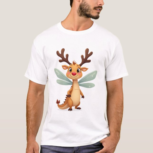 Reindeer Dragonfly T-Shirt (Front)