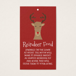 Reindeer Food Cards