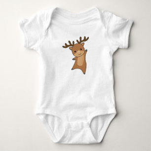 Reindeer Forest Cute Animals For Kids Baby Bodysuit