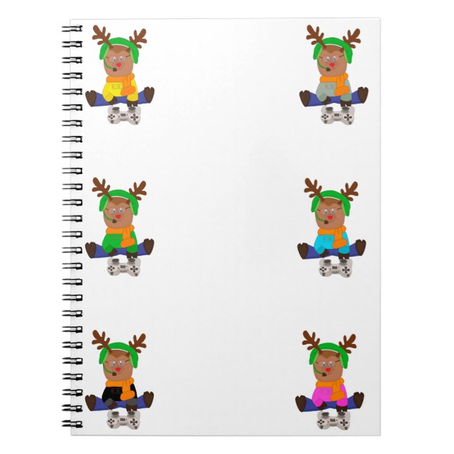 Reindeer Gamer Pack Notebook (Front)