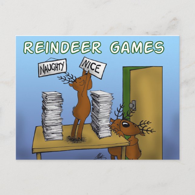 reindeer games 3 postcard (Front)