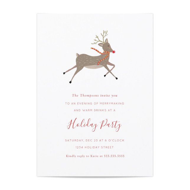 Reindeer Games Holiday Party Invitations (Creator Uploaded)