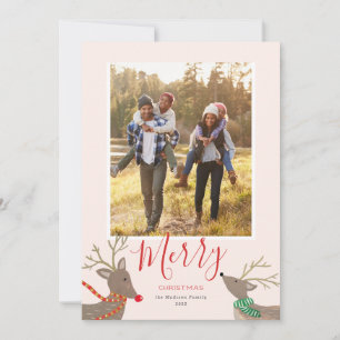 Reindeer Games Holiday Photo Card