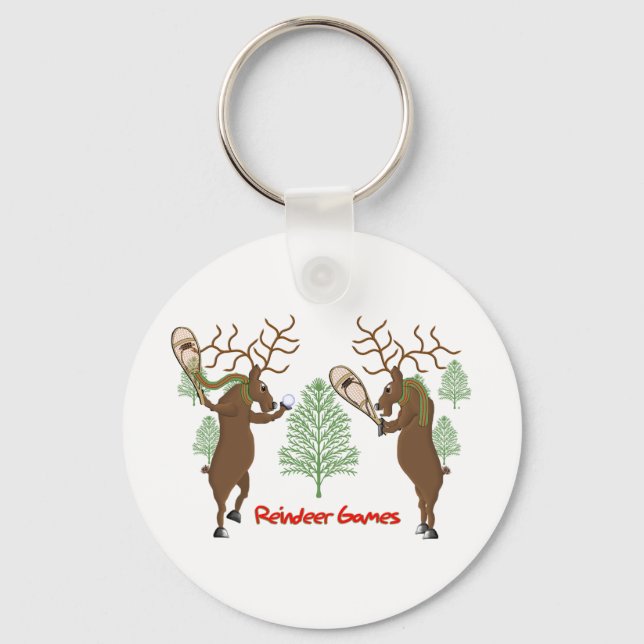 Reindeer Games Key Ring (Front)
