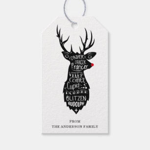 Reindeer Gift Tags