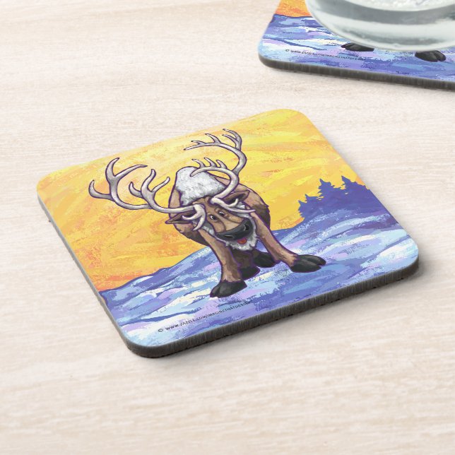 Reindeer Gifts & Accessories Coaster (Left Side)