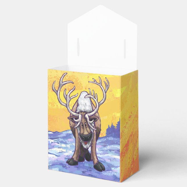 Reindeer Gifts & Accessories Favour Box (Opened)