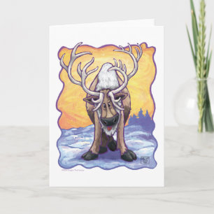 Reindeer Gifts & Accessories Holiday Card