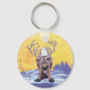 Reindeer Gifts & Accessories Key Ring