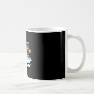 Reindeer Goalie 67 Soccer Net Funny Christmas Spor Coffee Mug