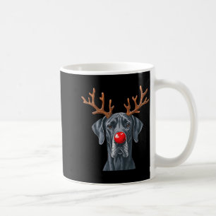 Reindeer Great Dane Christmas Great Dane Dog Mom D Coffee Mug
