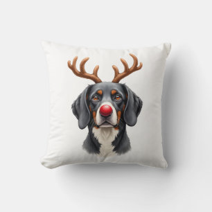Reindeer Great Dane Christmas Great Dane Dog Mum D Cushion