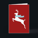 Reindeer Holiday Card<br><div class="desc">... with a scarf. Inside:  "Merry Christmas"</div>