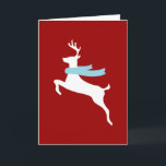 Reindeer Holiday Card<br><div class="desc">... with a scarf. Inside: "Merry Christmas"</div>