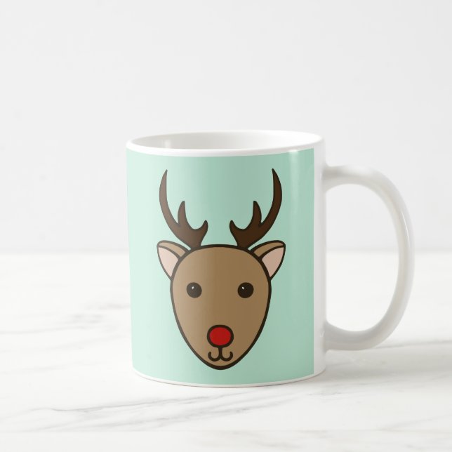 Reindeer Holiday Coffee Mug (Right)