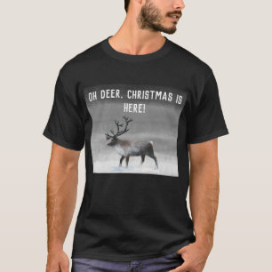 Reindeer in winter day T-Shirt
