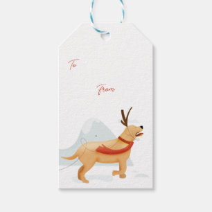 Reindeer Lab Gift Tags