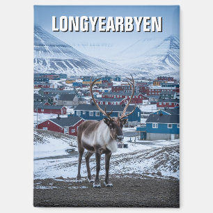 Reindeer Longyearbyen Svalbard Norway Magnet