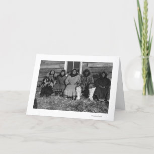 Reindeer Mary and Her Family in Alaska Holiday Card