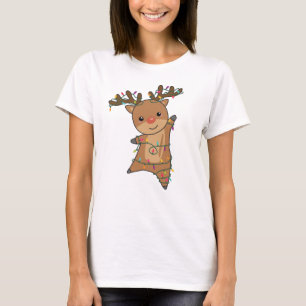 Reindeer Merry Christmas Winter Animals Deer T-Shirt