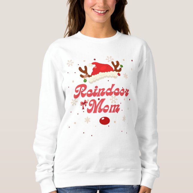 Reindeer Mum Sweatshirts (Front)