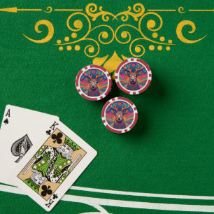 Reindeer Poker Chips