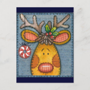 Reindeer Postcard