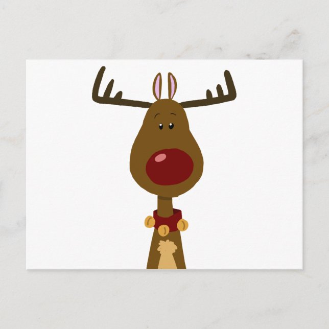 Reindeer Postcard (Front)