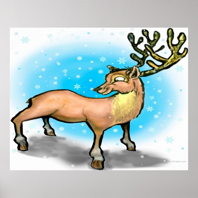Reindeer Poster (Front)