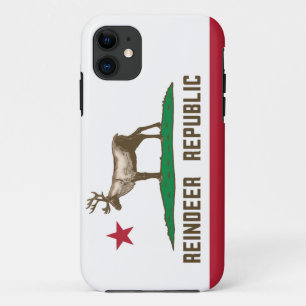 Reindeer Republic California Flag Caribou Case-Mate iPhone Case
