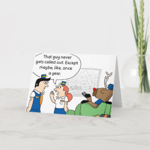 Reindeer Reserve Holiday Greeting Card