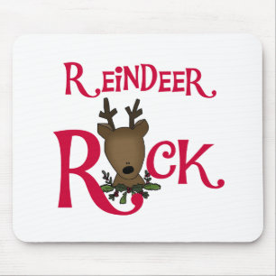 Reindeer Rock Mouse Pad