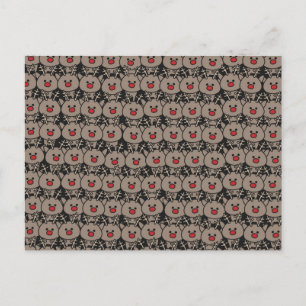 Reindeer Rows Announcement Postcard