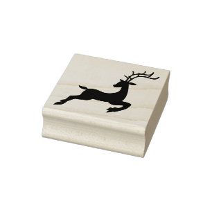 Reindeer Rubber Stamp