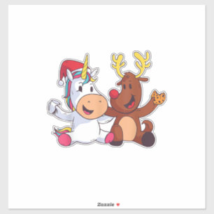 Reindeer Rudolph Christmas Ren Red Nosed Unicorn G