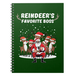 Reindeer’s Favourite Boss Notebook