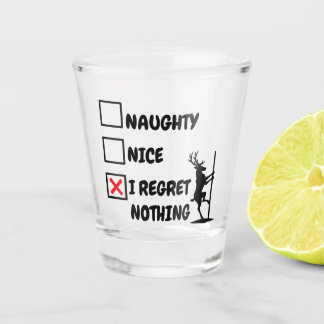 Reindeer’s Regret Christmas Shot Glass