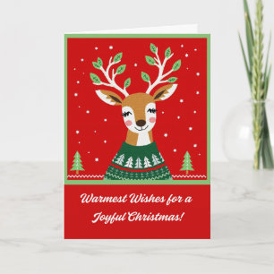 Reindeer Season Holiday Card