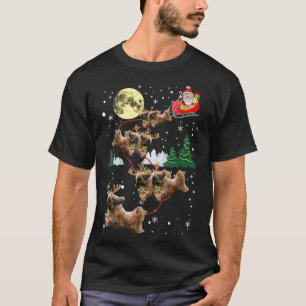 Reindeer Shih Tzu Xmas Christmas Dog T-Shirt