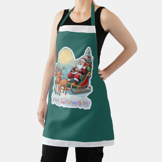 Reindeer sleigh with Rudy -  Apron (Insitu)