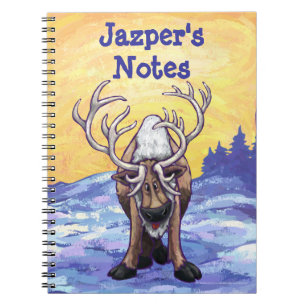 Reindeer Stationery Spiral Notebook