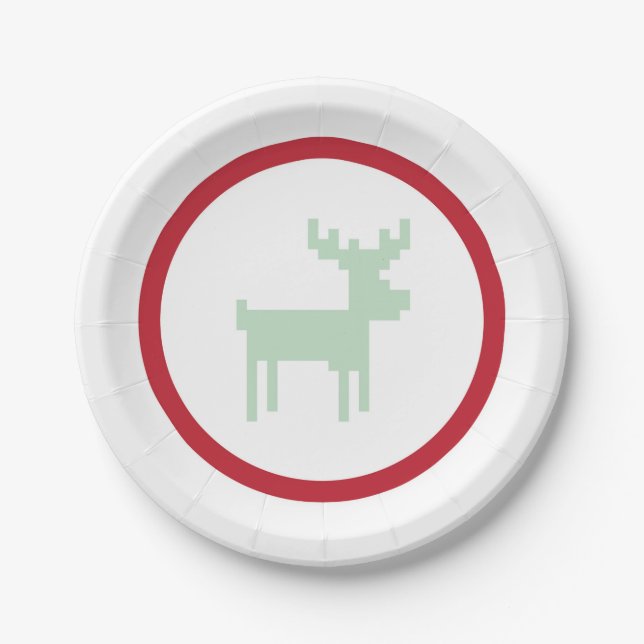 Reindeer Sweater Weather Plate (Front)