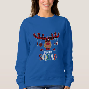 Reindeer Teacher Squad Sweatshirt