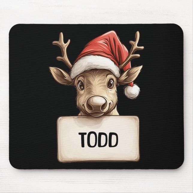 Reindeer Todd  Mouse Pad (Front)