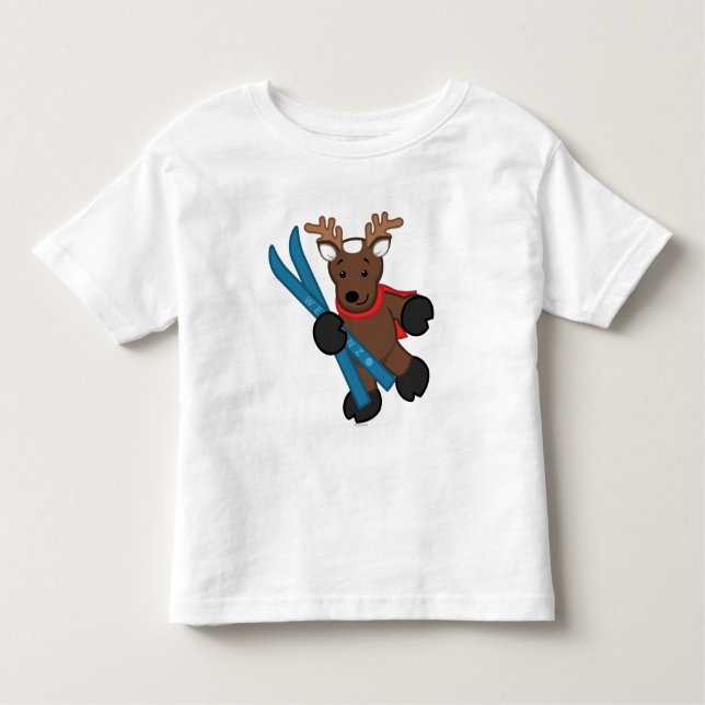 Reindeer Toddler T-Shirt (Front)
