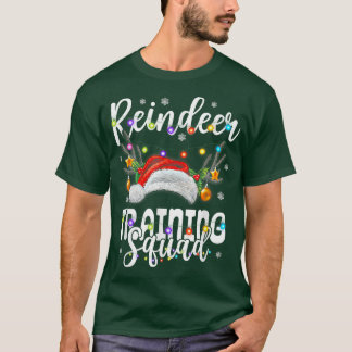Reindeer Training Squad Christmas Running Xmas Lig T-Shirt